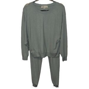 Vintage Havana Women’s Relaxed Fit Soft Brushed Knit Sweatshirt & Joggers Sz. Sm